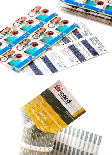 Scratch Cards - PVC and Paper Multi-Panel Design | High Security, Quality Control, Technical Compliance