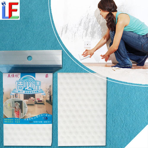 Eco-Friendly Home Using Wall Scrawl Melamine Cleaning Sponge