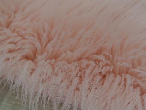 Rectangle Faux Fur Rug Back Material: Suede