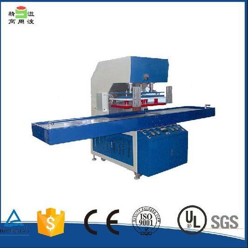 Blue High Efficiency High Frequency Carpet Cutting Machine With Factory