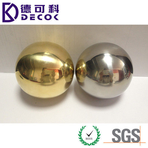 Shiny Polished Decorative Ornament Hollow Steel Ball Application: Home Sprays