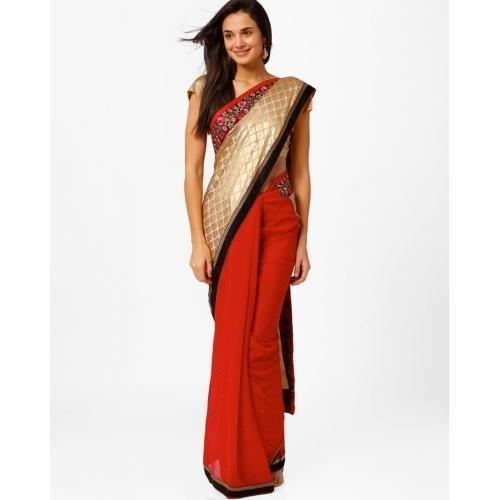 Designer Half And Half Saree