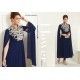 Blue Designer Georgette Kurti