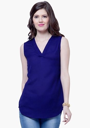 Summer Cool Shift Top - Blue