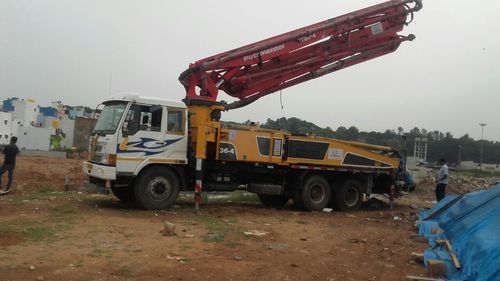 4 Arm 36m Concrete Boom Pump Rental Service