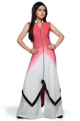 White & Black Ladies Kurti