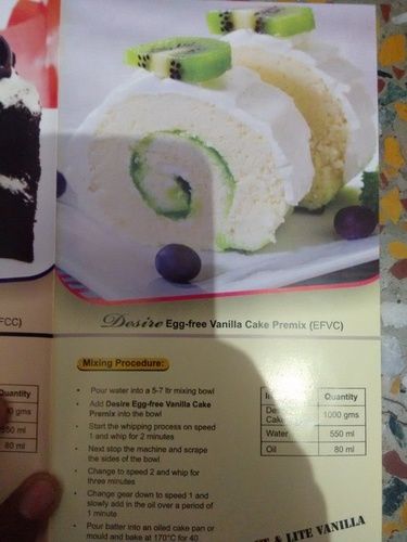 Eggless Vanilla Cake Premix