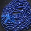 Sapphire Faceted Rondelle Beads