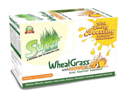 Wheatgrass Powder with Honey Sachet Pack