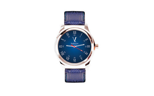 Wrist Watch For Corporate World Color Of Band: Blue