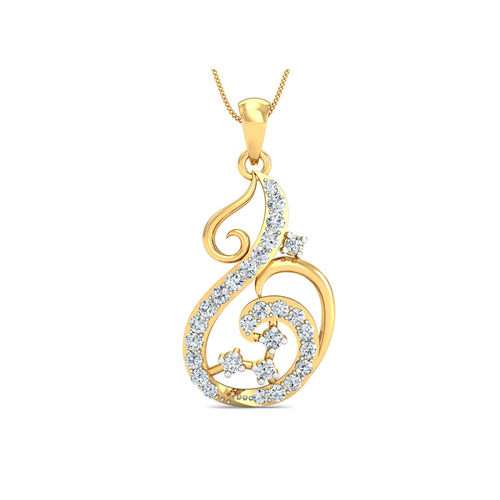 Designer Diamond Pendant - Komal