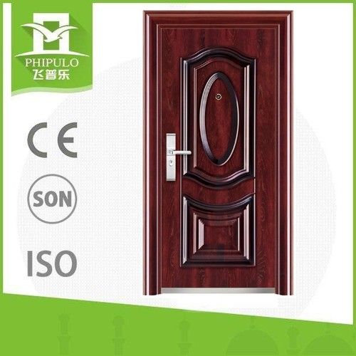 Newest Design Single Leaf Entrance Iron Door