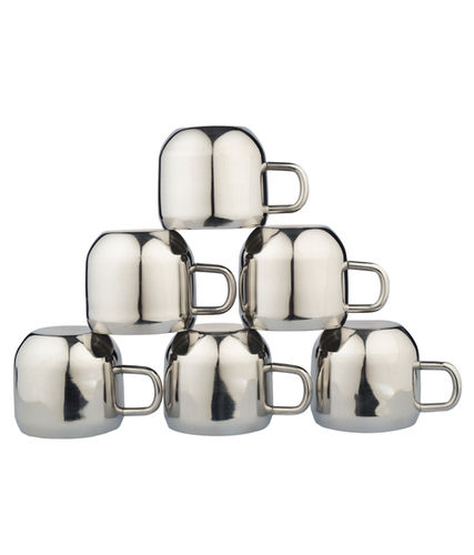 Stainless Steel Tea Cup Set 