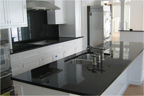 Black Granite Kitchen Decoration Material: Lace