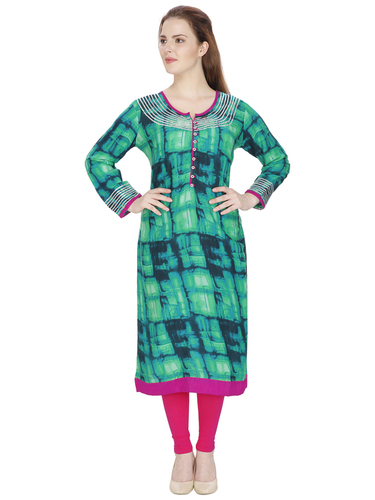 Swagg Pink Kasuti Embroidery Kurti - Cotton Material, Various Sizes, Alluring Colors - Classic Style, Versatile for Casual, Ethnic, and Formal Occasions