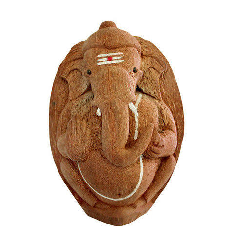 Coconut Shell Ganesh Idol