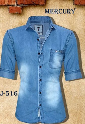 Men'S Jean Shirt