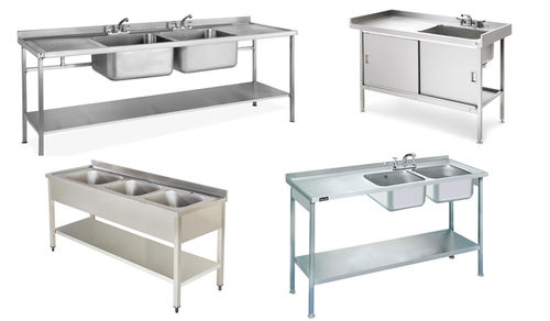 Stainless Steel Kitchen Sink Unit