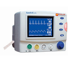 Black and White Multi parameter Patient Monitor