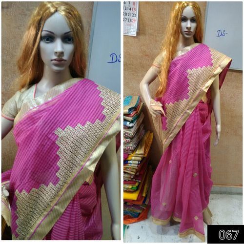 Handcraft Supernet Designer Saree (Sb-067)