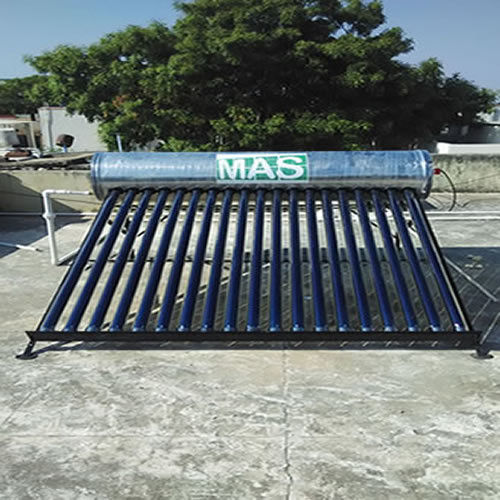 Solar Water Heater - Evacuated Tube Collector System | Eco-Friendly Green Energy Solution for Year-Round Heating, Low Investment, Long Lifespan Over 10 Years