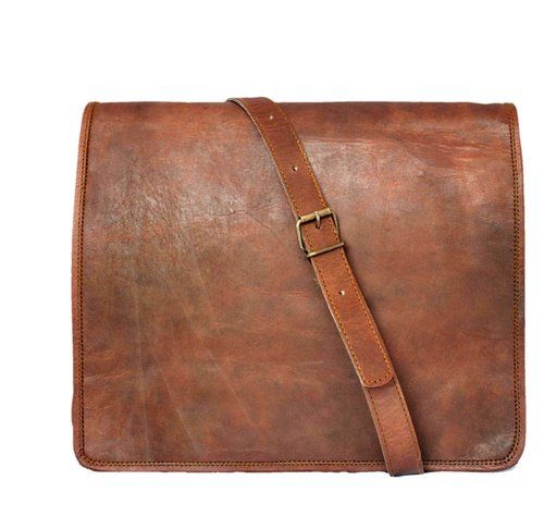 Leather Messenger Bag