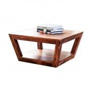 Coffee Center Table in Teakwood with Rosewood Finish