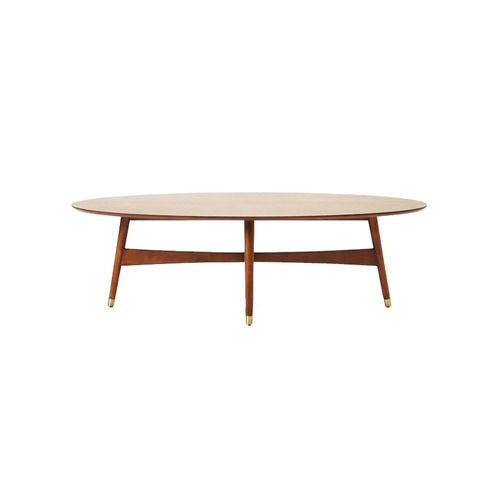 Coffee Center Table In Teakwood With Walnut Finish