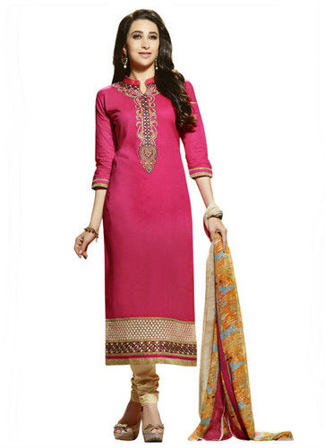 Pink And Cream Salwar Suit