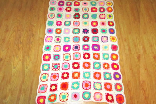 Cotton Blanket Crochet Baby Blanket Patterns 100% Handmade