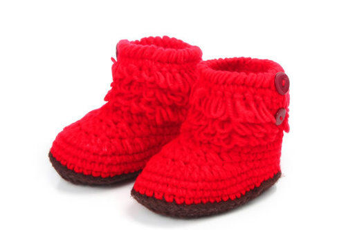 Handmade Crochet Baby Booties Infant Shoes