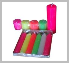 House Hold Candles - Premium Quality Wax, Bulk Customizable Sizes, Vibrant Colors - Maximum Bright Illumination, Extended Burning Hours