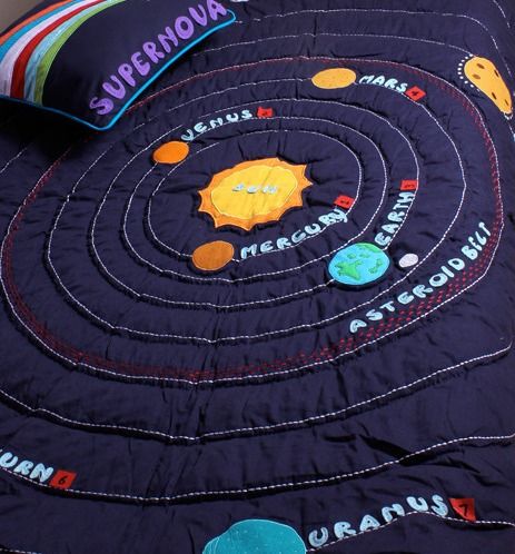 My Solar System Quilt Single