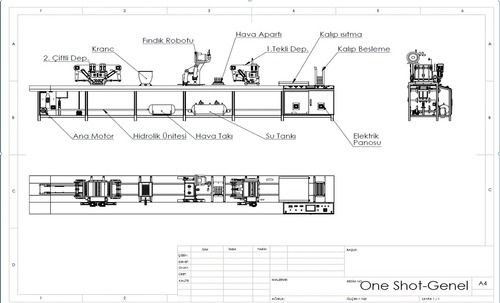 One Shot Chocolate Moulding Line