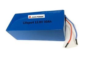 Rechargeable lifepo4 26650 4S10P lithium 12v 30ah battery for solar storage system