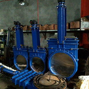 Wafer Lug Type Big Size Knife Gate Valve Ductile Iron Ggg40 Dn800 Pn10 Bi-Directional Power Source: Manual