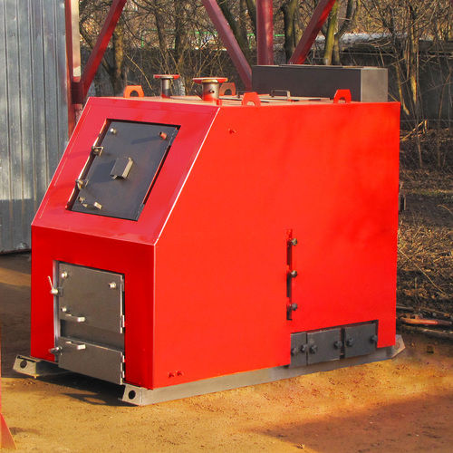 Solid Fuel Boiler With Wood Charcoal Briquettes