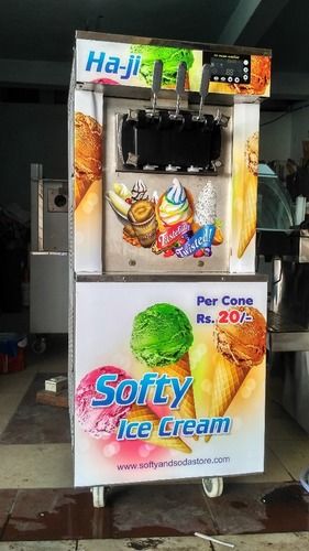 2+1 Mixed Floor Model Type Soft Serve Ice Cream Machine