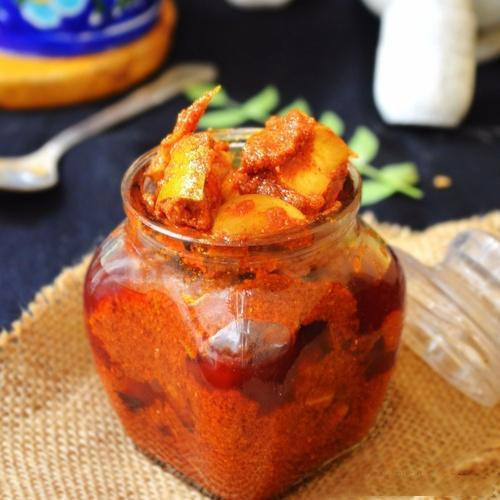 Mango Pickle Hole Shape: Round