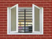 Single Pattam Pvc Window Frame