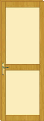 pvc single panel doors