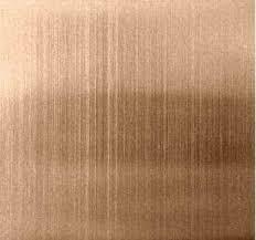 कांस्य हेयरलाइन एसएस शीट्स