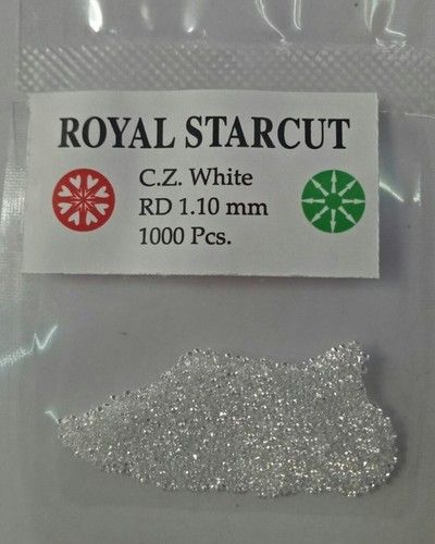 Cz White Royal Star 1.10mm राउंड