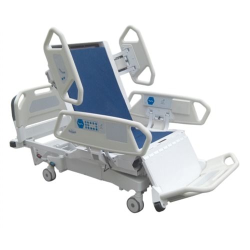 White Luxurious Hospital Icu Bed With Eight Functions