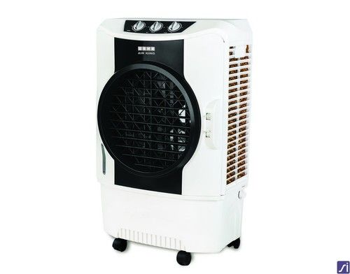 Floor Mountable Black Domestic Desert Air Cooler with Wheelbase