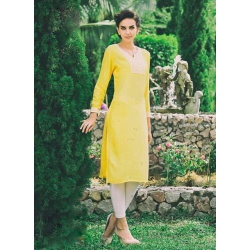 Header Ladies Attractive Rayon Kurtis