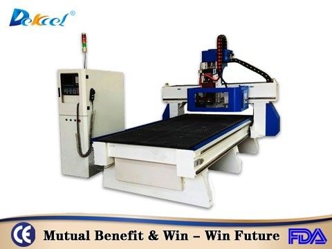 White Atc Spindle Wood Cutting Cnc Router