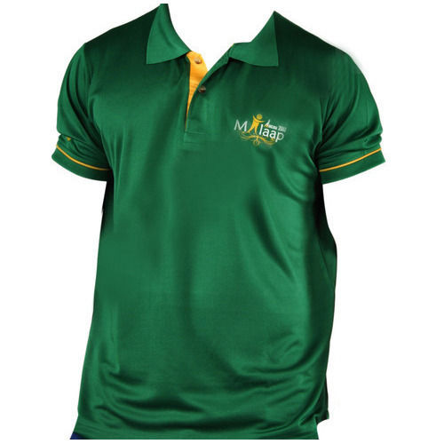 Mens Green Promotional Polo T Shirt