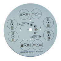 Round Aluminum LED PCB