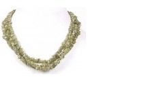 Attractive Green Beaded Multi Layer Stone Necklace